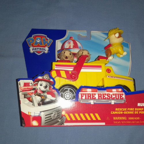 Paw Patrol Fire Rescue Rubble Rescue Fire Dump Truck καινούργιο