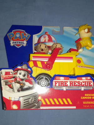 Paw Patrol Fire Rescue Rubble Rescue Fire Dump Truck καινούργιο