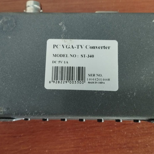 PC VGA-TV Converter model st-340 like new unused