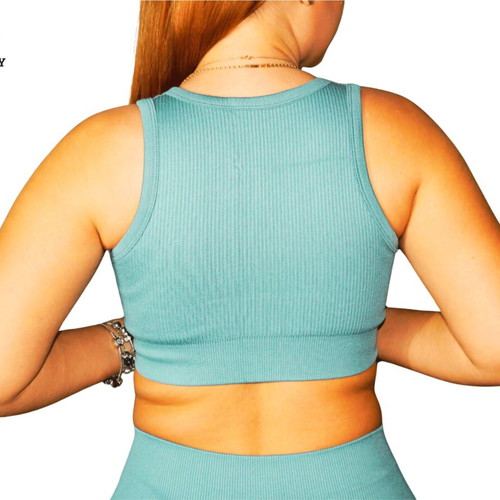 Legendary premium yoga set Flexyoga bra and leggings turquoise