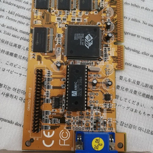 ATi Rage IIc AGP graphics card used