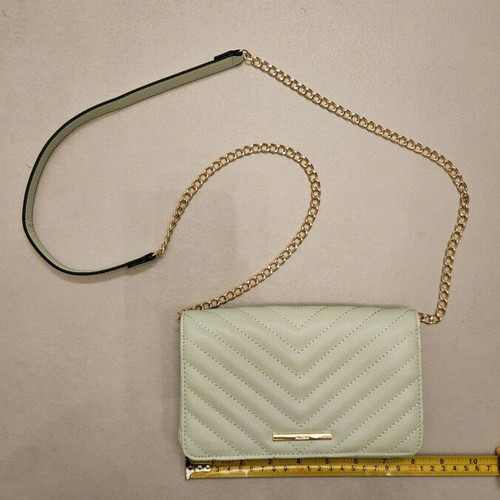 Aldo crossbody bag new, pistachio with gold details