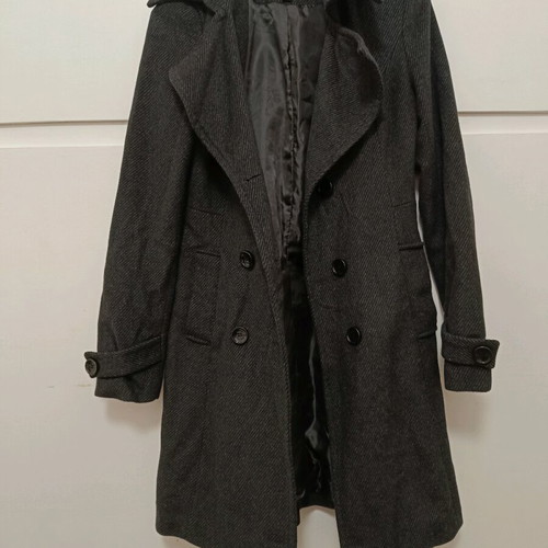 Dark gray coat size 36 like new