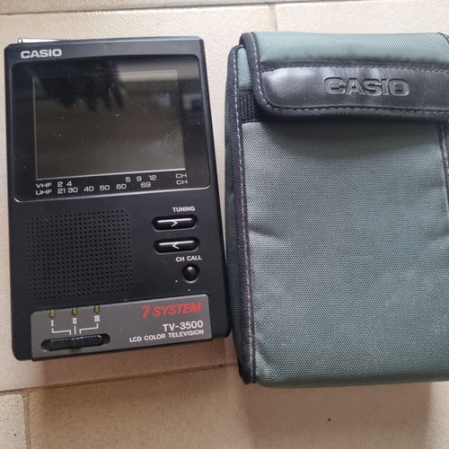 Casio TV-3500 Vintage Portable Television Like New