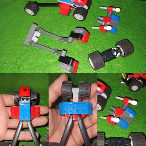 Lego authentic vehicles used from three different sets