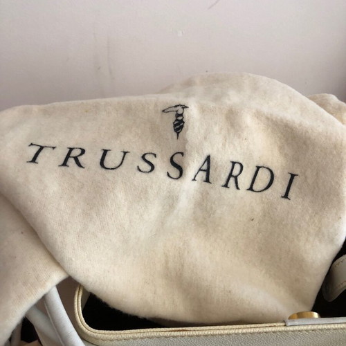 Trussardi shoulder bag used, beige