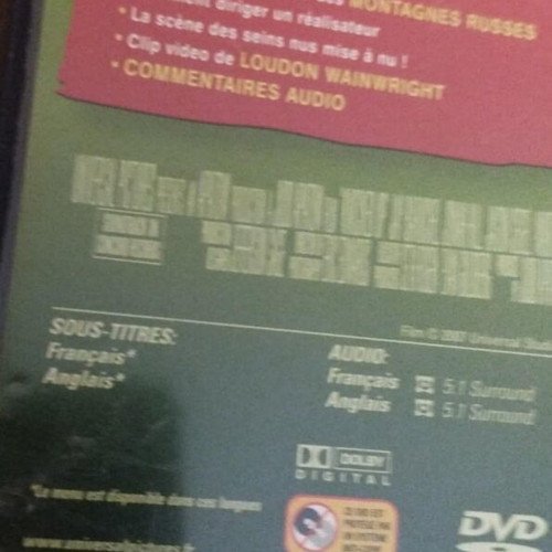 En Cloque 2 DVD used, English and French subtitles