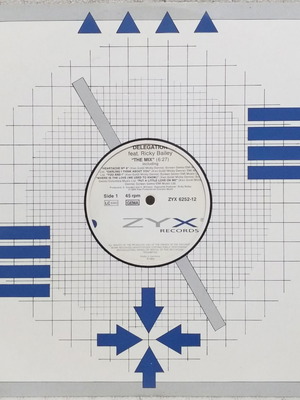 Delegation Feat. Ricky Bailey The Mix βινύλιο single μεταχειρισμένο, 1989, Γερμανία