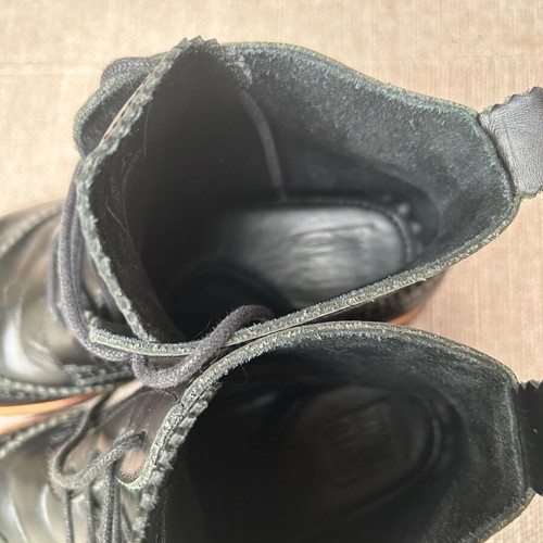 Ortodoux leather boots like new, black, size 44-44.5