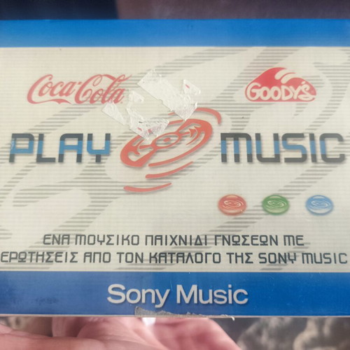 Play Music board game used, Sony Music edition with Coca-Cola and Goody's