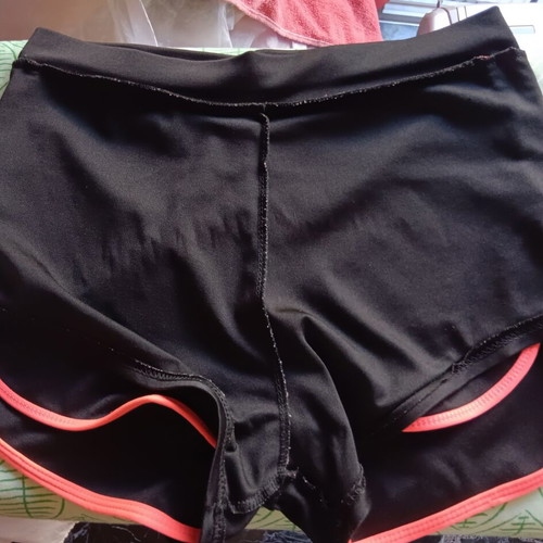Acerbis Athletic Shorts used, Small/Medium, Black and Orange