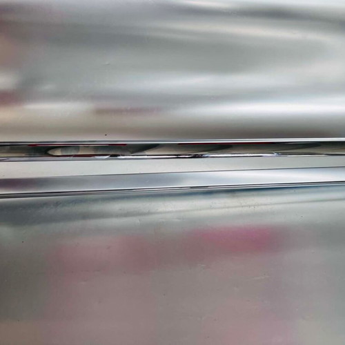 Keuco double towel rack used, chrome finish