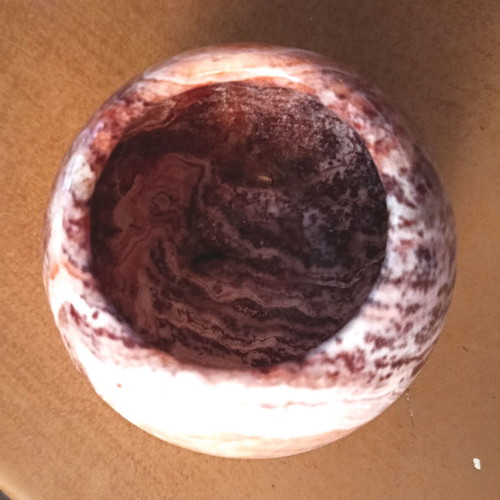 Porcelain bowl jar new, dimensions 7 x 9 cm