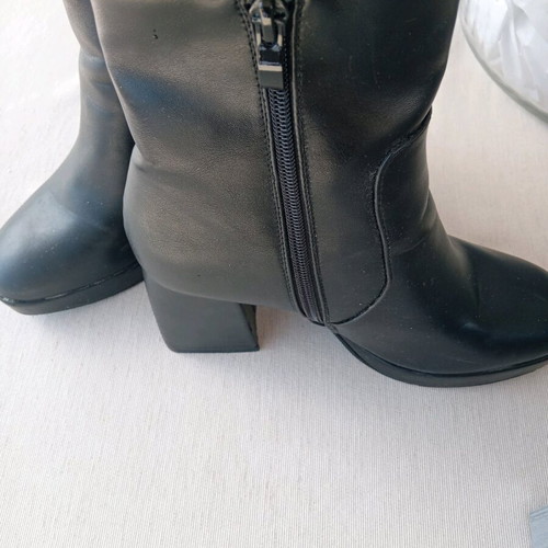About you ankle boots like new, black, size 37