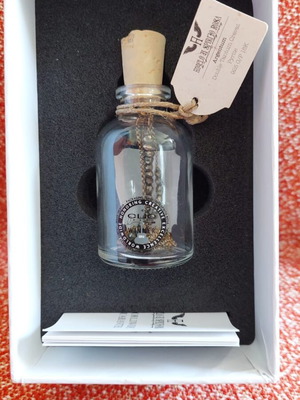 Necklace with 925 silver chain and black gold silicon beads, Angelo di Spirito Roso