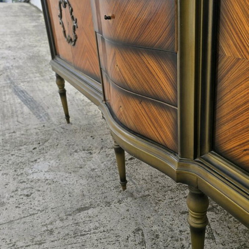 Classic antique wooden buffet used