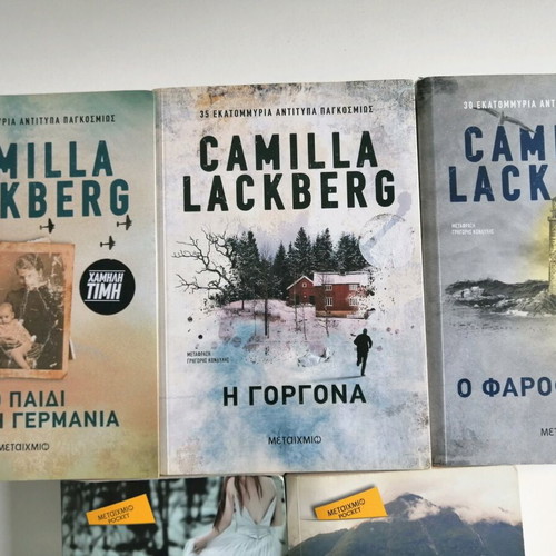 Camilla Lackberg book set of 5 used