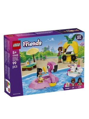 Lego Friends Unicorn & Flamingo Pool Party 99pcs new for ages 5+