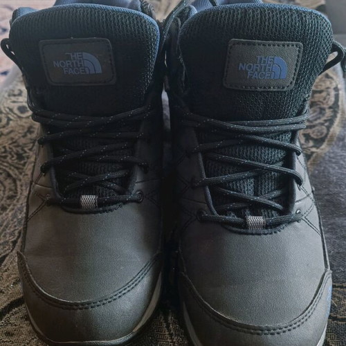 The North Face women's hiking shoes size 37.5 like new, waterproof black and gray