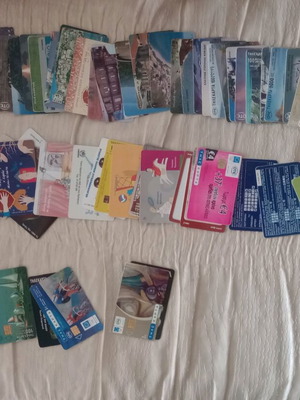 Phone cards used, pack of 64