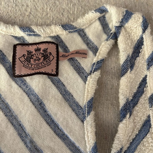 Juicy Couture Striped Racerback Tank Top size S like new