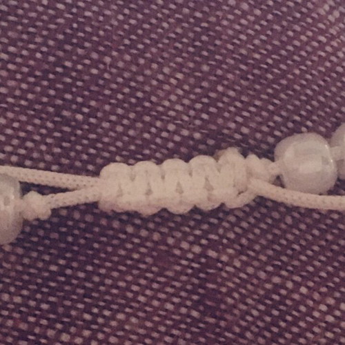 Necklace with shell new, white