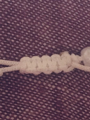 Necklace with shell new, white