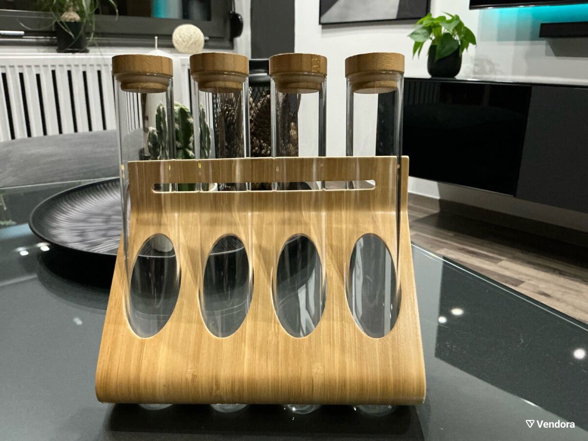 IKEA RIMFORSA set with bamboo base and 4 -  11,00 - Vendora.cy
