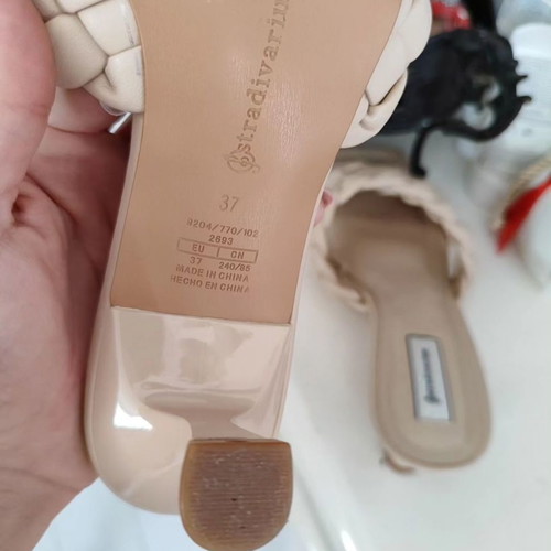Stradivarius sandals used, size 37, beige