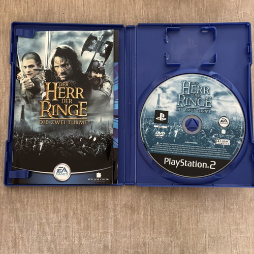 The Lord of the Rings Two Towers PlayStation 2 game used, complete