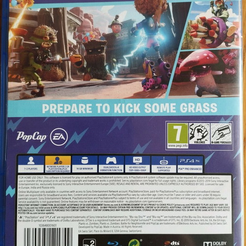 Plants VS Zombies Battle for Neighborville PS4 used, complete
