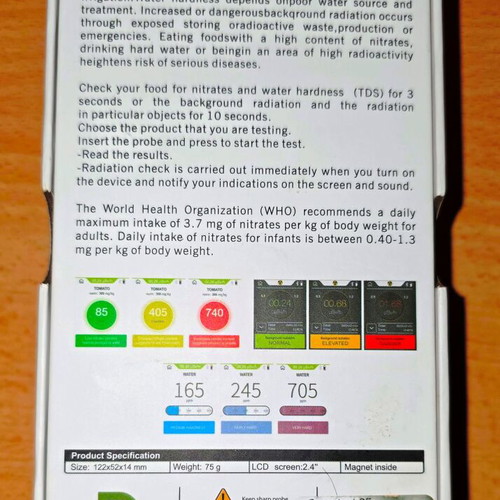 Greentest Φορητός Ανιχνευτής Νιτρικών Νέος