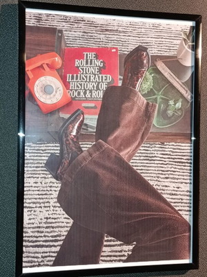 The Rolling Stones Art Print framed A4 new