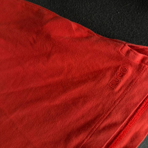 Hugo Boss Polo Shirt XL like new, red
