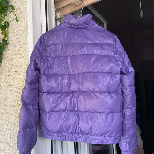Sisley women's purple jacket like new with hood