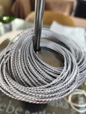 Metal bracelet, white
