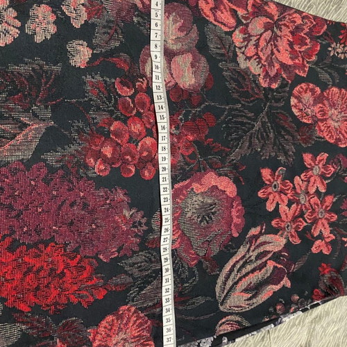 Set of two pencil skirts used, black and white and floral