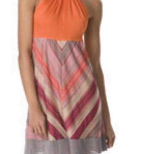 Missoni vintage dress used, colorful with gold thread and lining