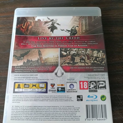 Assassin's Creed II PS3 like new