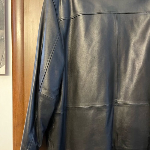 Leather jacket unused xl black