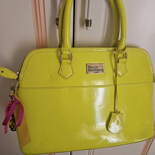 Paul's Boutique handbag used, yellow
