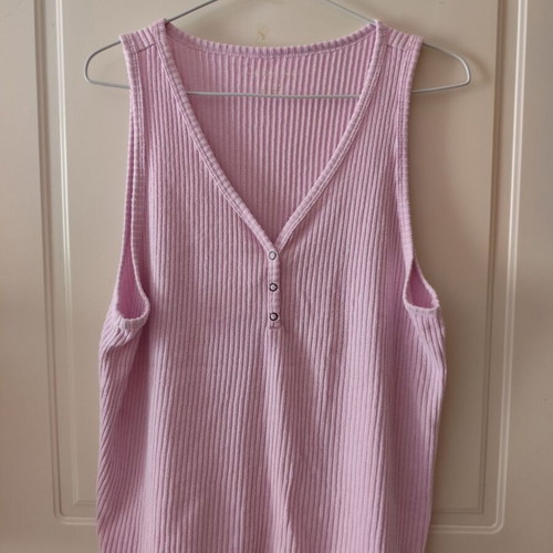 American Eagle sleeveless top XL pink like new
