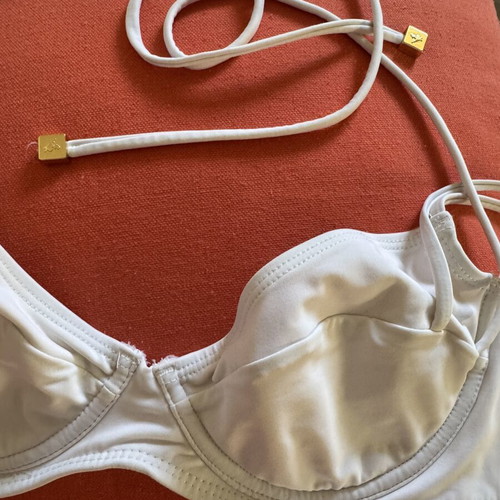 Sugarfree swimsuit like new, white with inner lining, size S