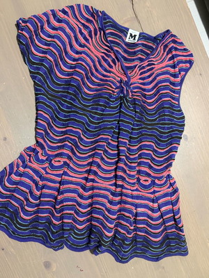 Missoni multicolor knit top like new, size S