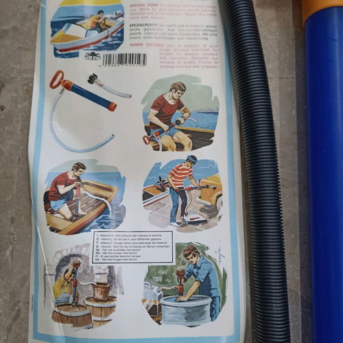 Manual liquid pump new, length 64 cm