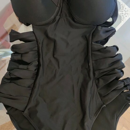 ASOS one-piece swimsuit new, black, size L (40/12)