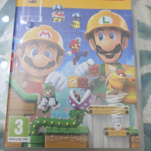 Nintendo Switch Super Mario Maker 2 case used