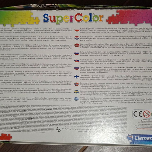 Clementoni Supercolor children's puzzles used, Madagascar and Cars, maxi pieces