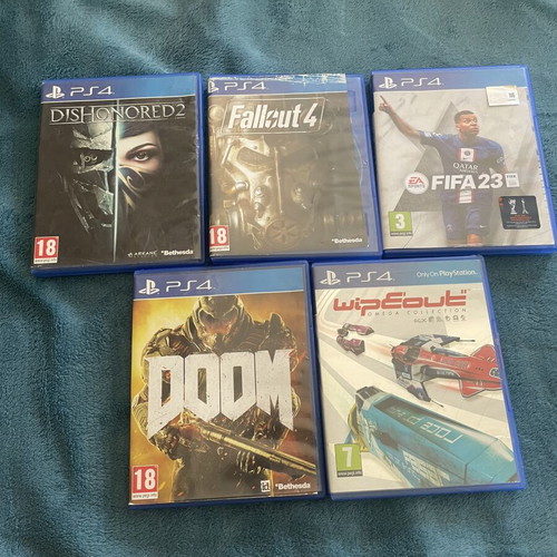 PlayStation 4 games like new, individual or bundle pack