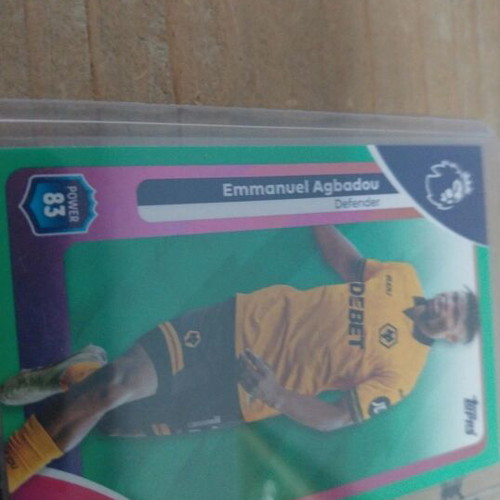 Emmanuel Agbadou Topps Premier League card like new